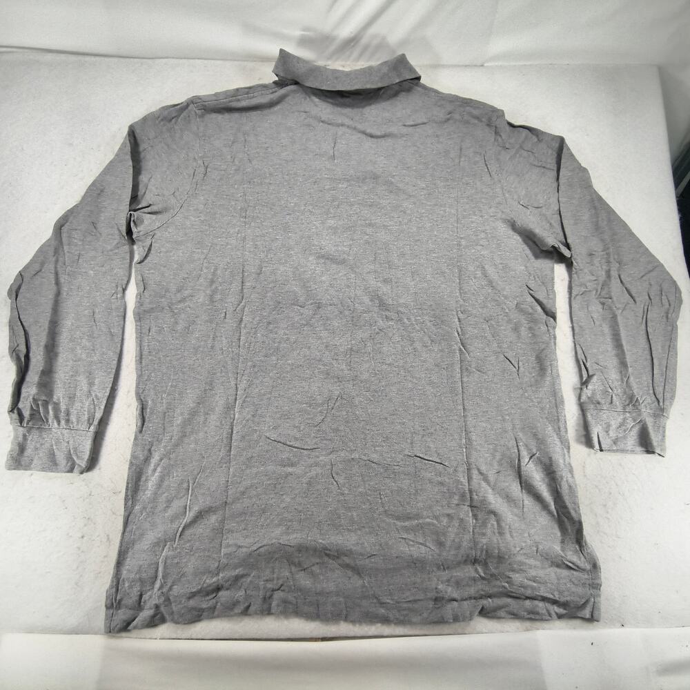 Polo by Ralph Lauren Collared Long Sleeve Polo Shirt Mens Size 2XL Gray - Picture 9 of 9
